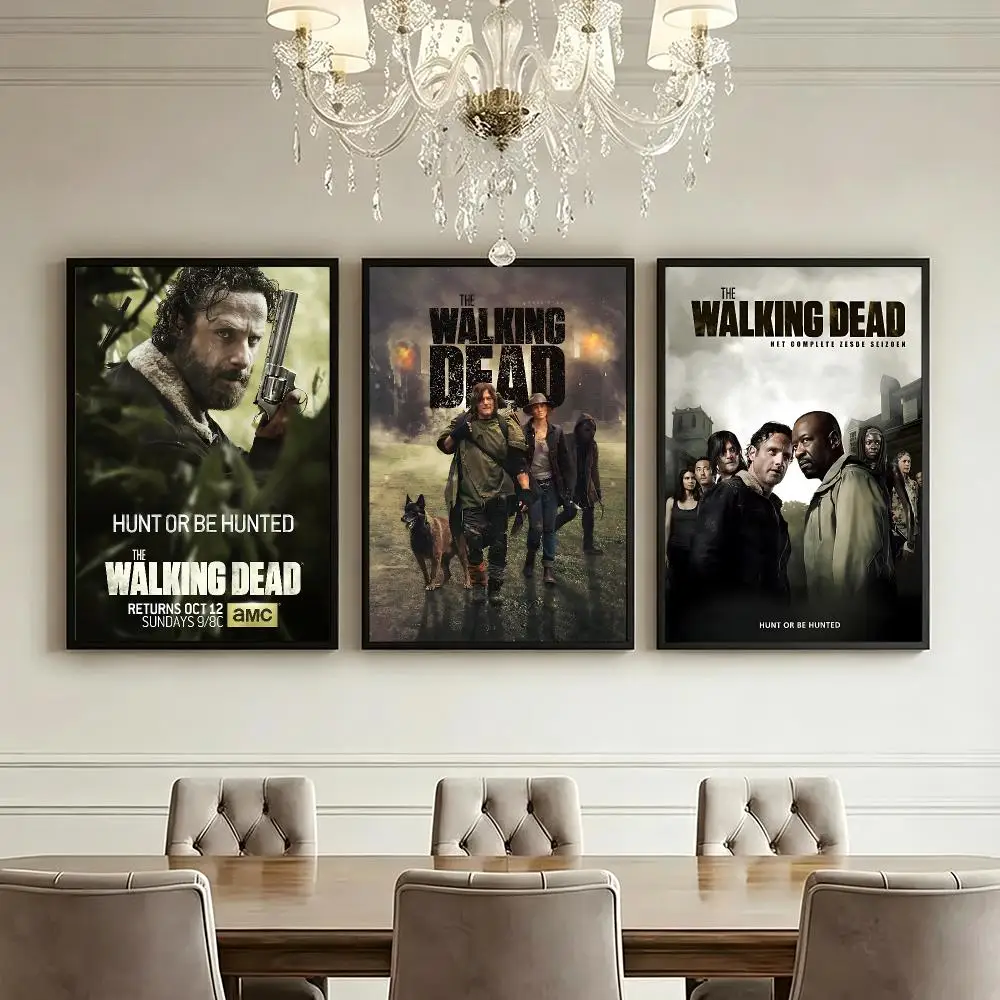 The Walking Dead Poster HD Poster High End Luxury Home Decoration Suitable for Living Room Bedroom Corridor and Gift Giving