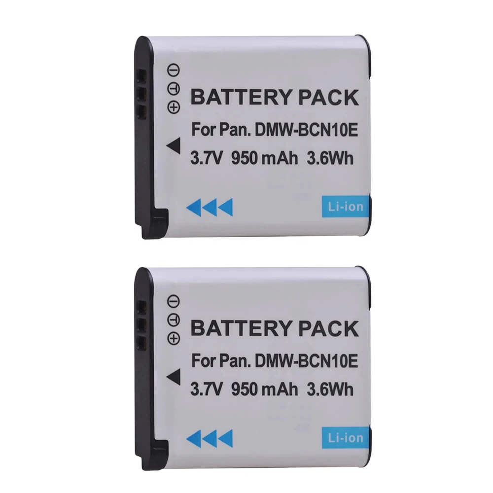Bateria DMW-BCN10 950mAh DMW BCN10E BCN10 BCN10PP Bateria de câmera para câmeras Panasonic Lumix DMC-LF1 Lumix LF1 LF1K LF1W