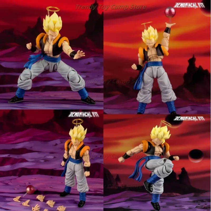 

【В наличии】 Demoniacal Fit Gogeta Dragon Ball Z Фигурка SHF Gogeta Super Saiyan Фигурка Аниме Коллекционная модель игрушки в подарок