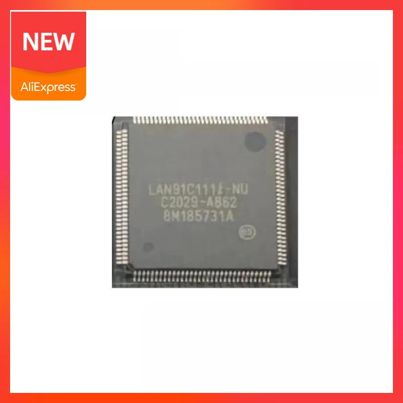 (2-10piece) 100% New  LAN91C111I-NU  LAN91CIIII-NU  TQFP128 Chipset