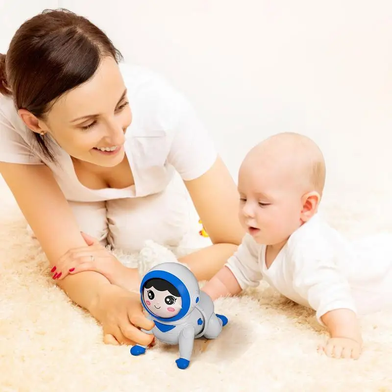 Realistic Electric Crawling Doll With Music Early Education Fine Motor Training Toy Parent-child Interactive Toys For Kids