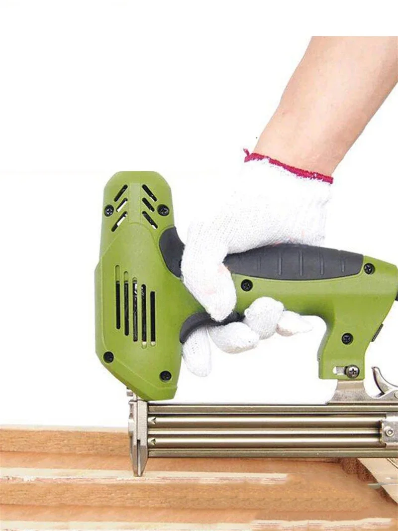 

to F30/422 Electric Nailer and Stapler Furniture Staple Gun for Frame with Staples & Nails Carpentry Woodworking Tools 220V