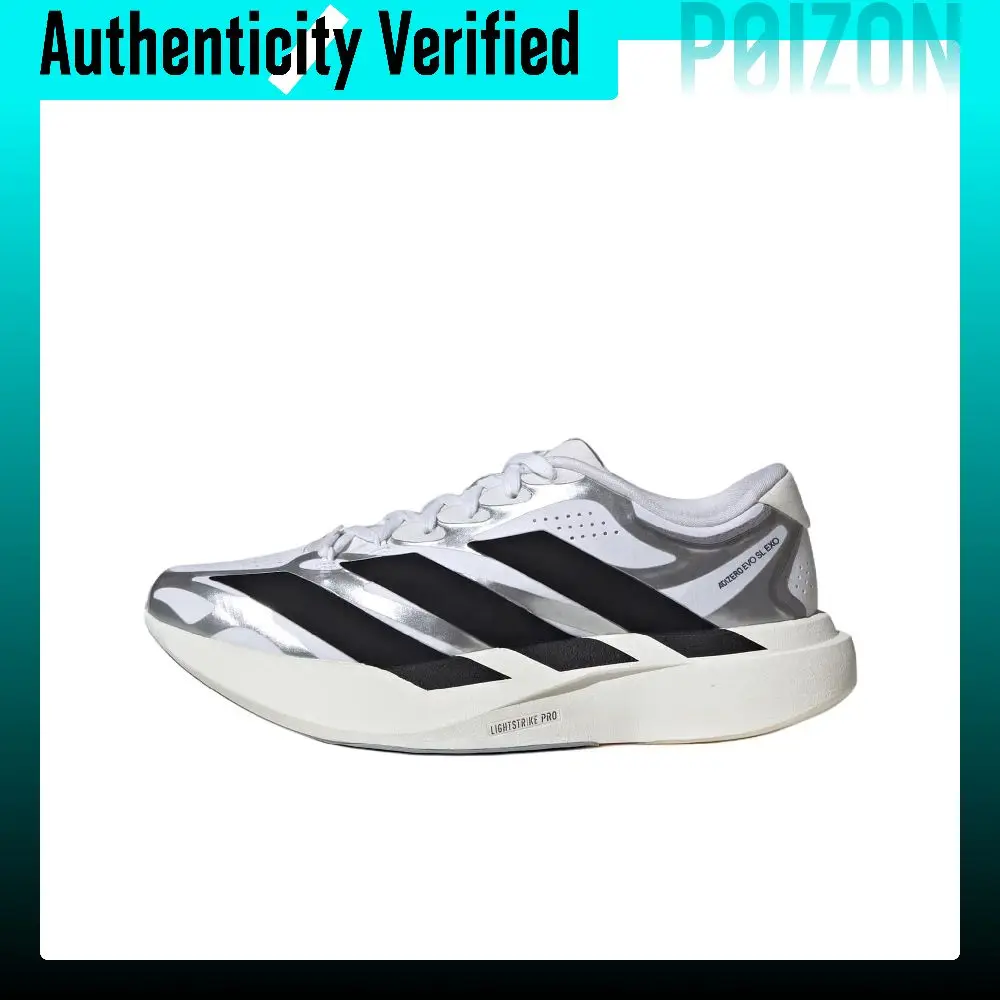 Adidas Adizero Evo SL Height Increasing Marathon Running Shoes Women's White Black KI4782