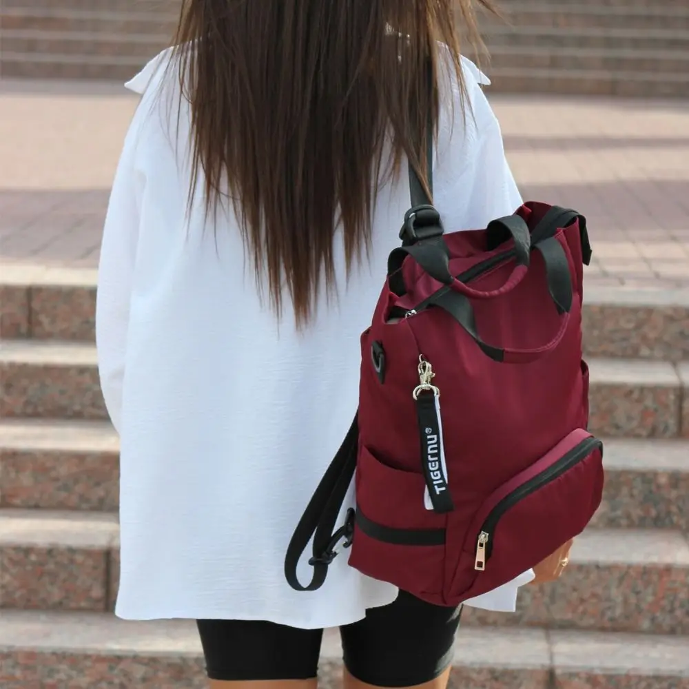 

Универсальный рюкзак из ткани Оксфорд, полиэстер, большая вместительная сумка для компьютера, розовый, синий, красный, моющийся школьный рюкзак для мужчин и женщин