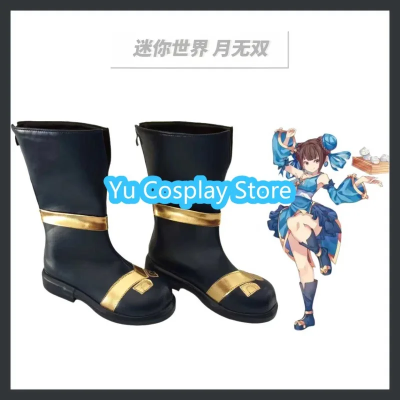 

Yu Косплей Магазин Mini World-Yue Wushuang Косплей Обувь для ролевых игр Карнавальная игра Аниме Реквизит для рождественской вечеринки