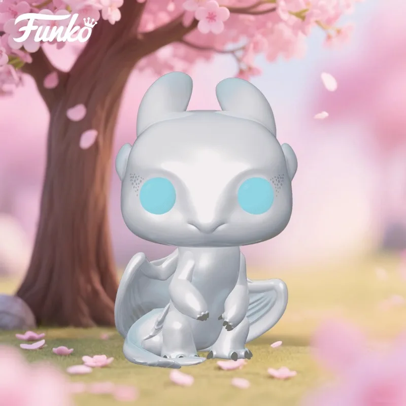 

Genuine Edition FUNKO POP《How To Train Your Dragon: Light Fury》Anime Action Desktop Decoration Ornament Model Toys Collectible