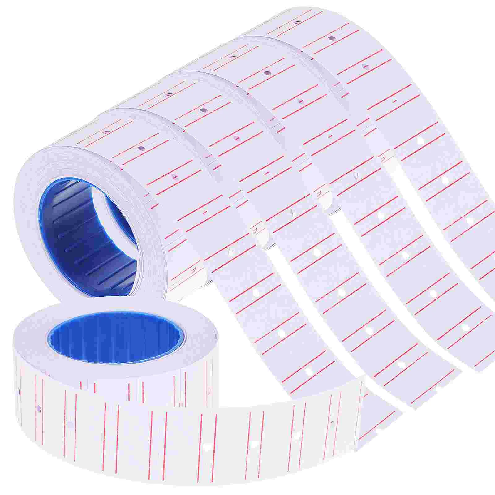 

10 Rolls Coder Paper Stickers Jewelry Tags for Pricing Price Labels Marker Labeler Marking