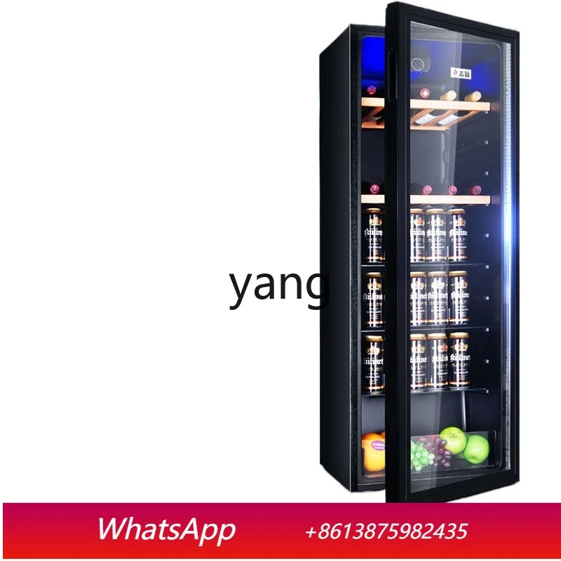 

LH Small Household Drinks Refrigerator Living Room Tea Refrigerated Safe Fruit Storage Large Capacity