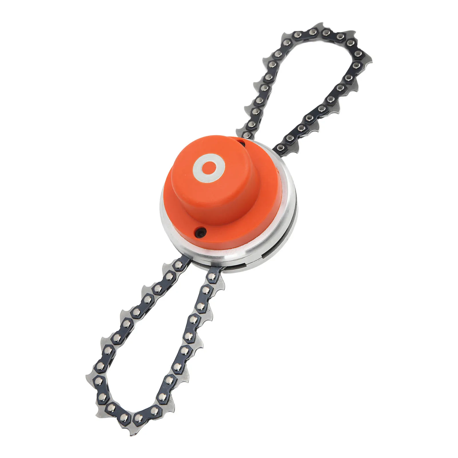 Brush Cutter Trimmer Head with Chain for Garden Agriculture Weed Trimmer Head Replacement Mower Tool Accessories