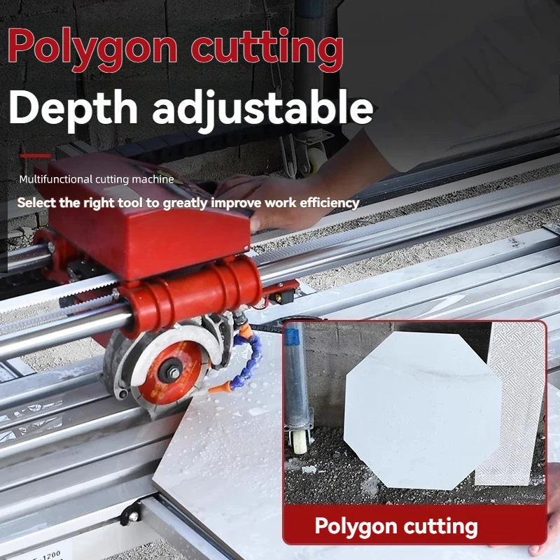 Manual Cutting Stroke 1050mm Tile Cutting Machine 45-degree Chamfering Machine for Rock Slab and Floor Tile Water Jet Microlite