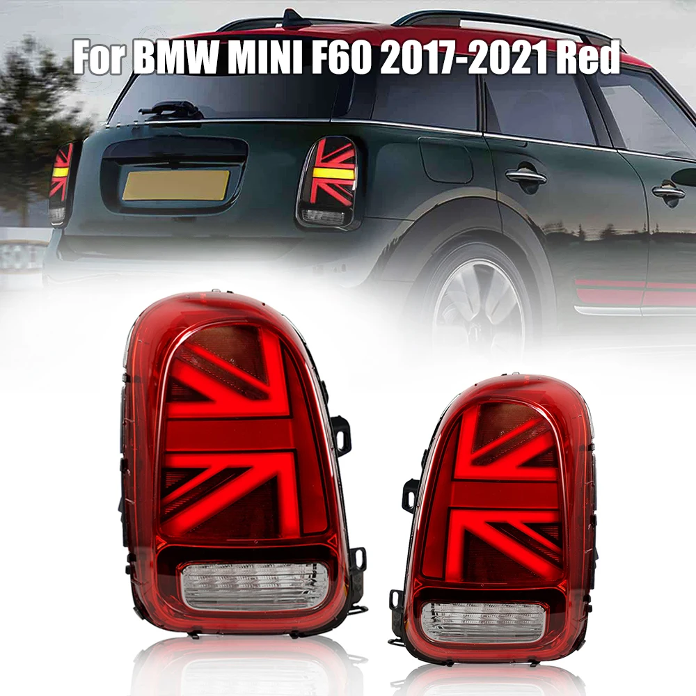 2 Stuks Led-achterlicht Voor Bmw Mini Cooper F55 F56 F60 R50 R52 R53 R56 R57 R58 R59 R60 Achter Richtingaanwijzer Reverse Remlicht Achterlicht
