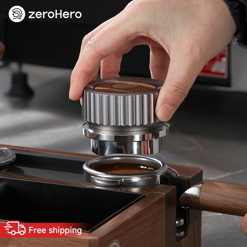 zeroHero Self Leveling Distributor 58.5mm Air Pressure Drop Even for Standard 58mm Portafilter Cafe Barista Pro and Home Brewing