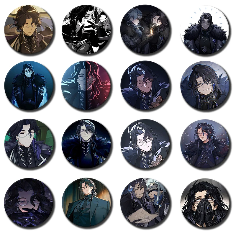 58mm 1PC Games Character Pantalone Badges Creative and Interesting Badges Can Be Given As Gifts for Children and Friends To Wear