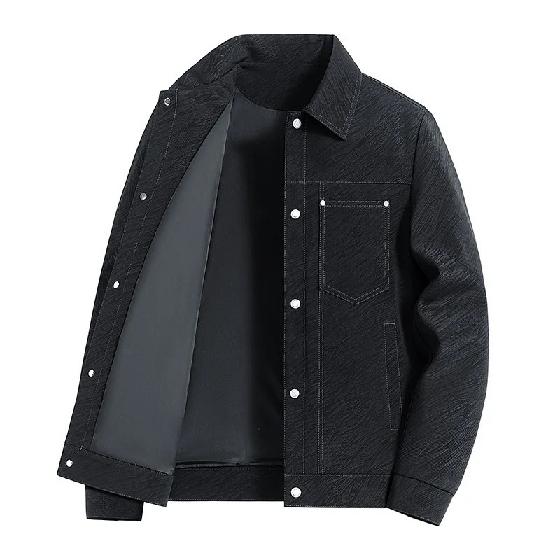 

Autumn Spring Fashion Mens Jacket Slim Fit Streetwear Vintage Solid Color Corduroy Jackets Stylish Men Solid Color Outerwear