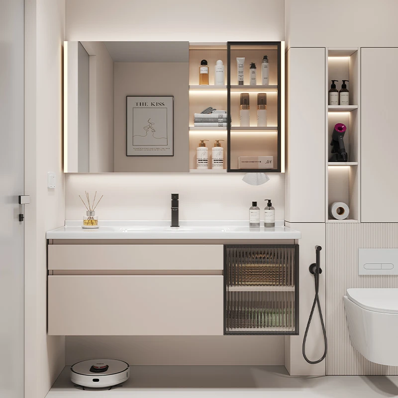 خزانة حمام موفرة للمساحة الضيقة أثاث منزلي منظم للحمام خزائن تخزين رفوف حامل أثاث المرحاض