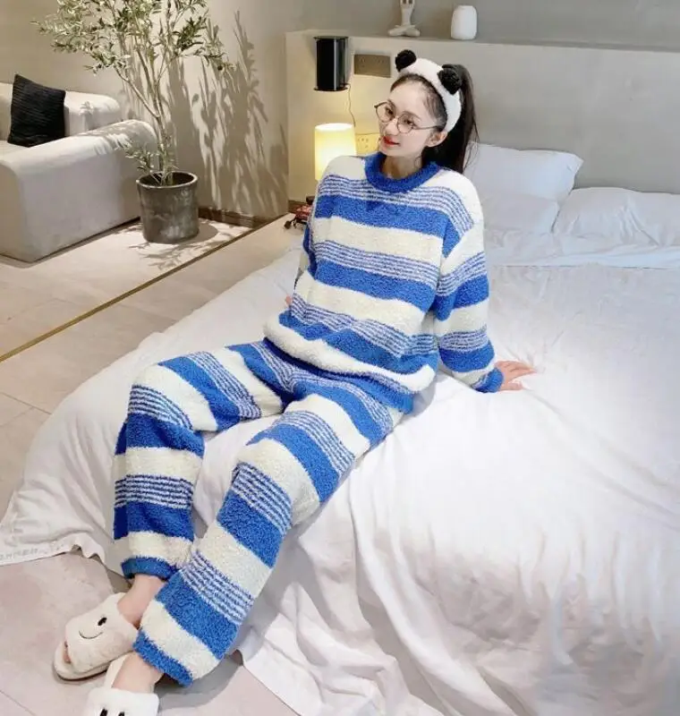 

Women's Clothing Pajamas Winter Thicken Keep Warm Comfortable At Home Outdoors Exquisite Ventilate Good-Looking Cute Kawaii
