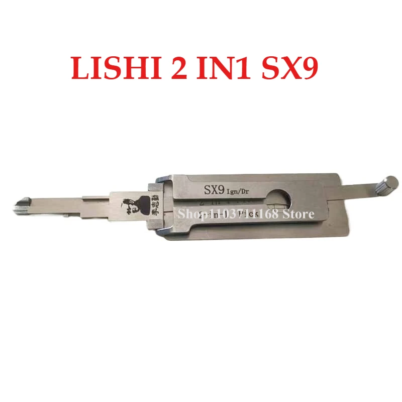 

1PCS LISHI Tools 2-in-1 Lishi Kit SX9 for Citroen for LANCIA for PEUGEOT Car Door Lock Opening Pick Decoder Kit Locksmith Tools