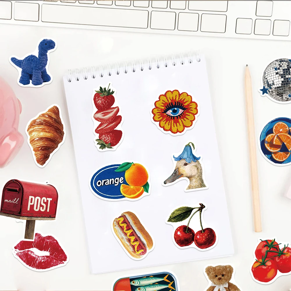 10/30/50pcs Transparent Dessin Animé Aquarelle Paysage De Noël Graffiti Autocollants Ordinateur Portable Scrapbook Téléphone Décoration Autocollant Autocollants