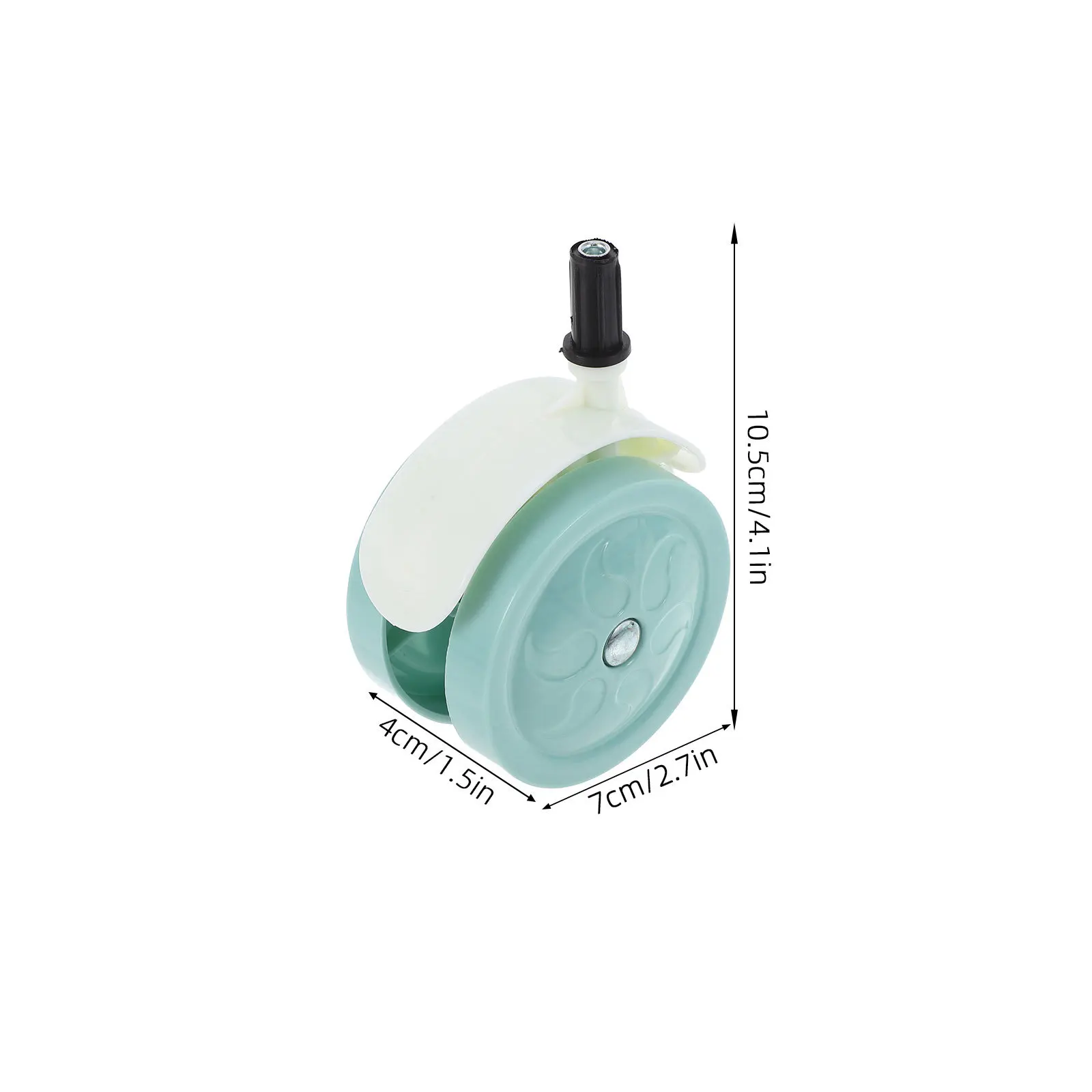 Rueda de repuesto para cochecito infantil, Material PP resistente, ruedas giratorias silenciosas para paseo, accesorios para sistema de viaje, 4 Uds.