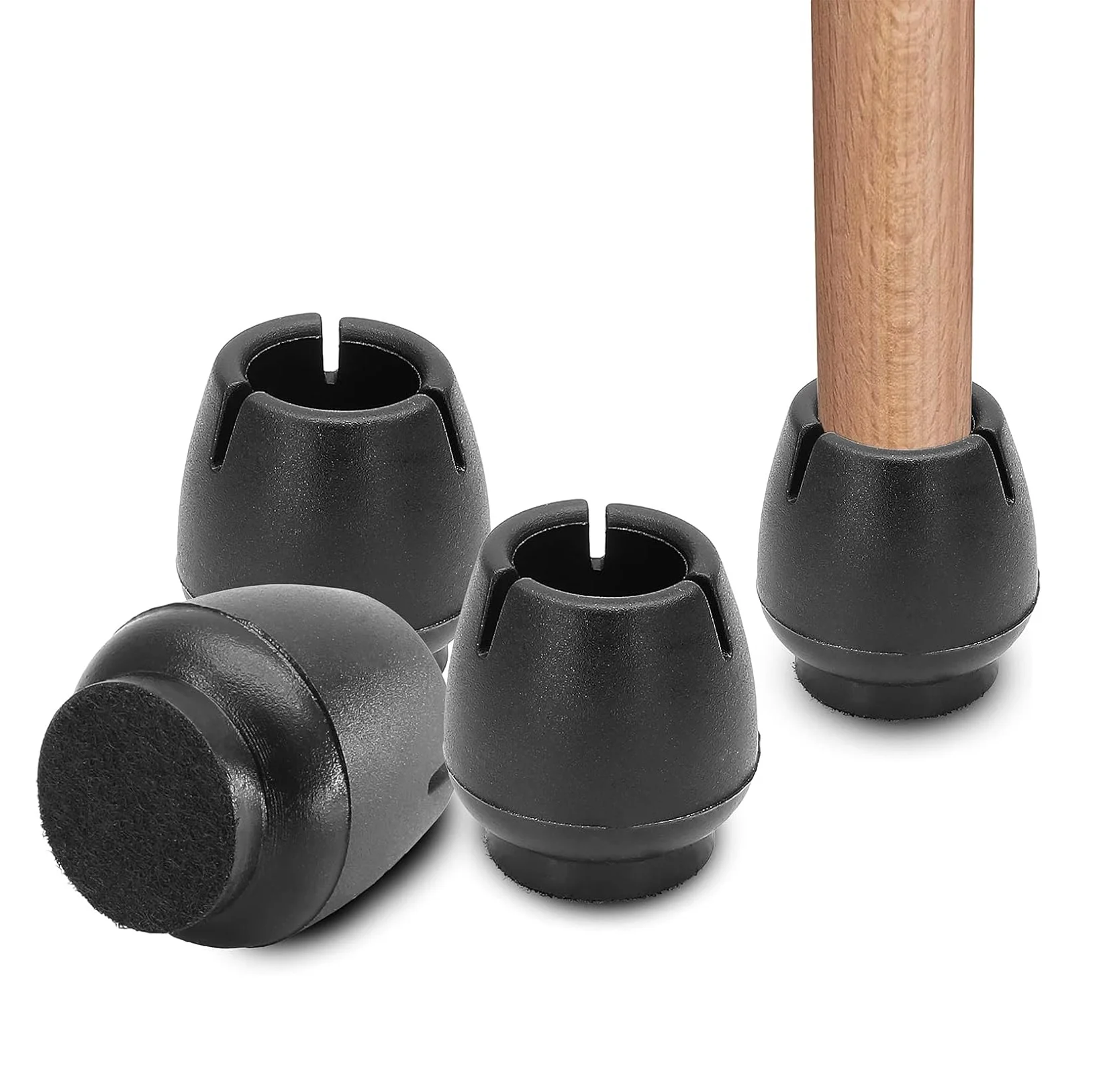 4Pcs Chair Leg Caps Feet Protector Pads Furniture Table Covers Socks Plugs Cover Furniture Leveling Feet Home Decor