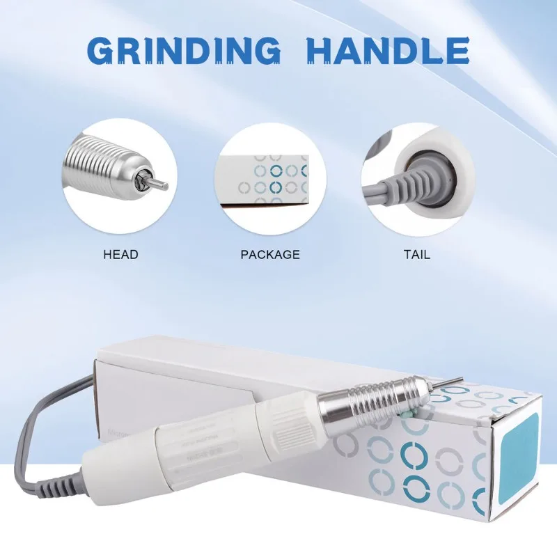 

30K RPM Electric Micromotor Nail Drill Polishing Brush Handpiece SDE-H20N for Strong210 90 204 207B Marathon Nail Tools