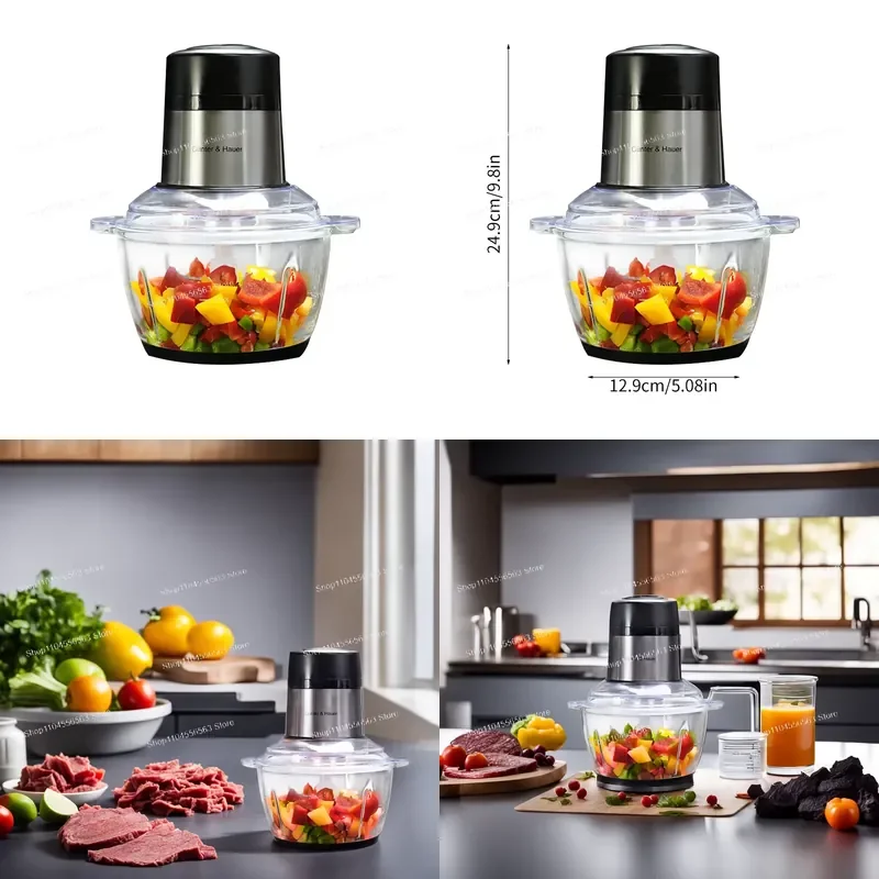 Household cooking machine, multifunctional stainless steel meat mixer, meat grinding stainless steel blade
