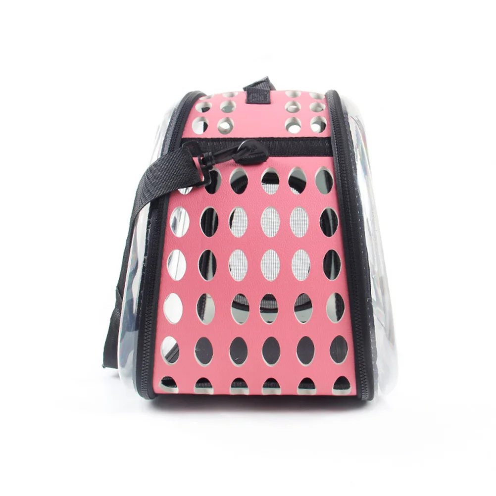 

Pet Carrier For Cat Dog Transparent Travel Bag Lightweight Durable Outdoor Camping Hiking Storage Backpack Adjustable Strap