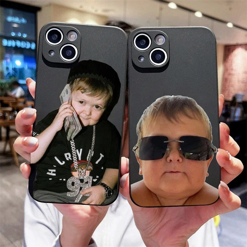 Funda de teléfono de Babaite Hasbulla para iPhone, carcasa suave de silicona a prueba de golpes, para 16, 15, 14, 13, 12, 11 Pro Max, Mini, 8, 7 Plus