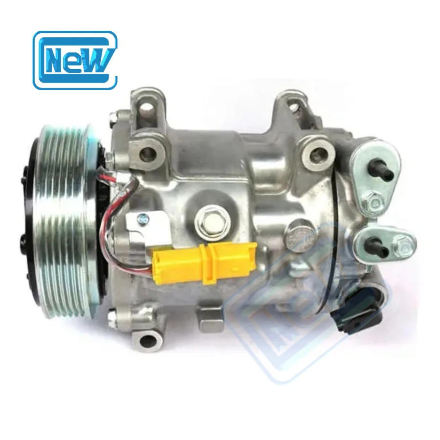 Air Conditioning AC Compressor For Peugeot 1.6 2012 307 308 807 607 406 Citroen C4 Berlingo 6453QN 6453QL 6453ZA 9825868180