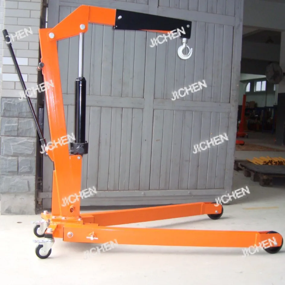 

Single arm crane LH-D10 single arm crane mobile folding hook handling tray small crane