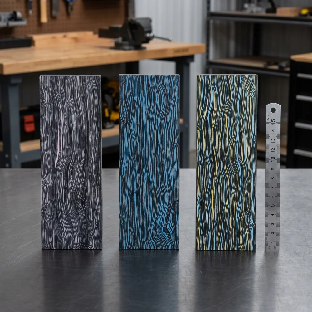 Image of 1 Stück - 130X40X6MM & 130X40X8MM G10-Schuppenmaterial für DIY-Werkzeuge, Messergriffmaterial, Grifflamellen, Griffpatch-Zubehör