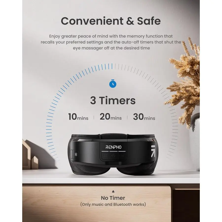 Eyeris Shift, Eye Massager with Heat Eye Massager amp Sleep Mask for Migraine, Birthday Gifts for Women Men Mom Dad, Face Head T