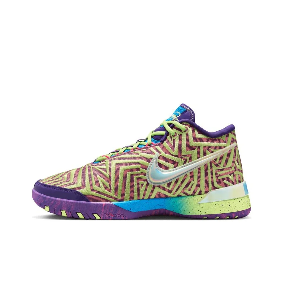 

Баскетбольные кроссовки Nike LeBron NXXT Genisus, устойчивые к скольжению и истиранию, средней высоты, мужские, IB1271-500