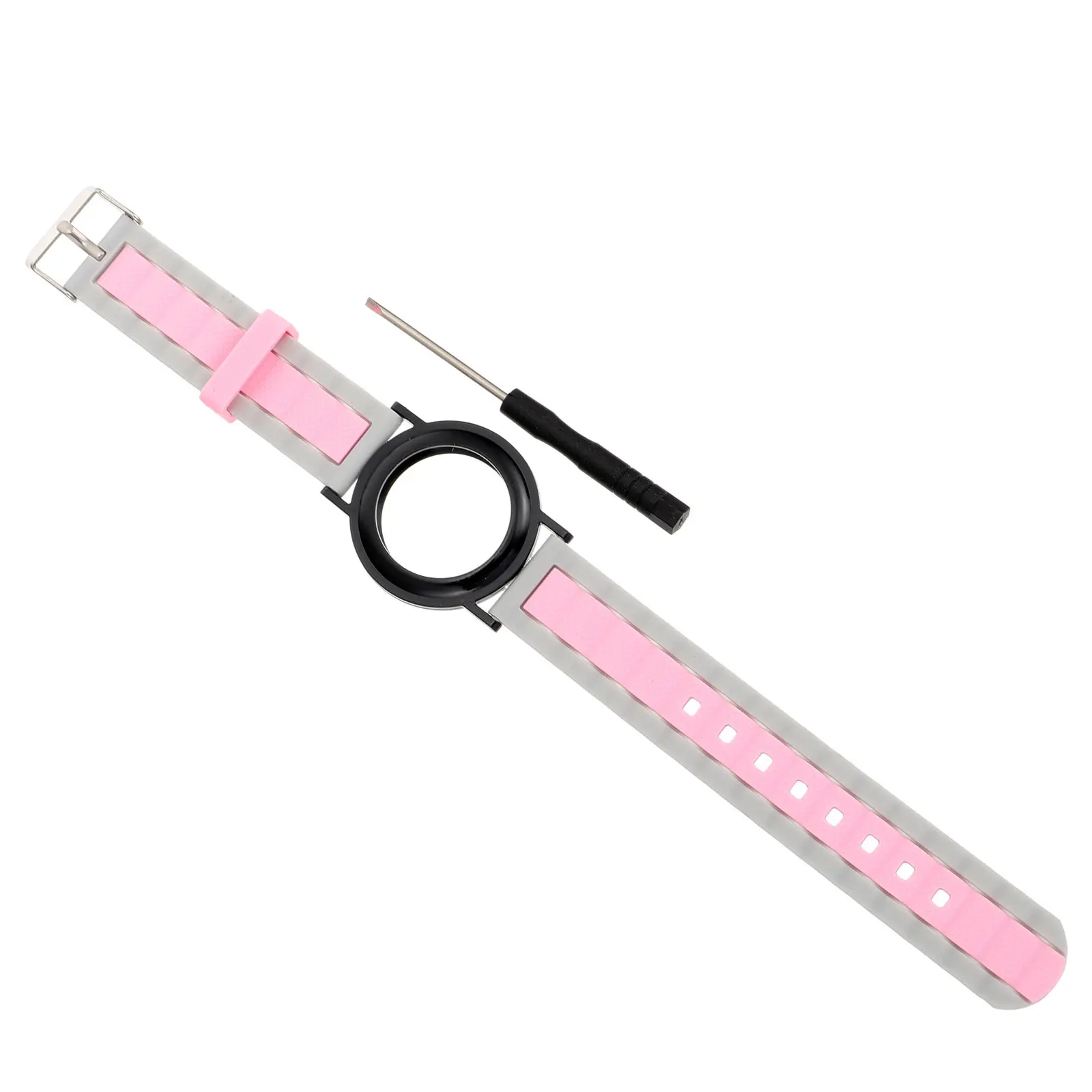 

Silicone Watch Band Full Protection Soft Skin-Friendly Tracker Wristband Shockproof Scratch-Resistant Protective Cover