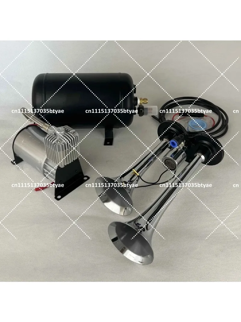 Air Horn  Dual Horn Air Horn with Compressor Any 12 V Vehicle Truck Lorrys Train Boat Car Truck