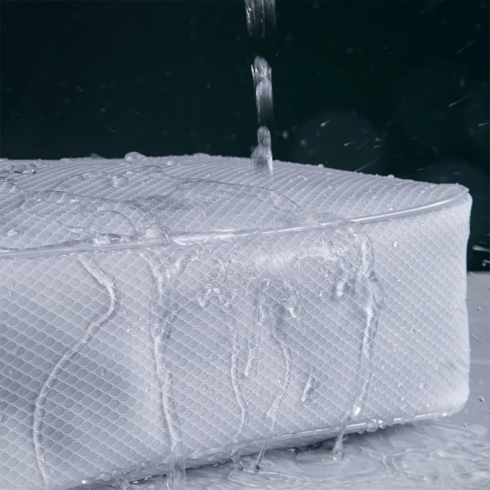 1 قطعة حقيبة ماكياج شبكة مقاومة للماء مادة إيفا صغيرة الحجم سستة الحقيبة المحمولة السفر المنظم مقلمة محفظة نسائية للعملات المعدنية