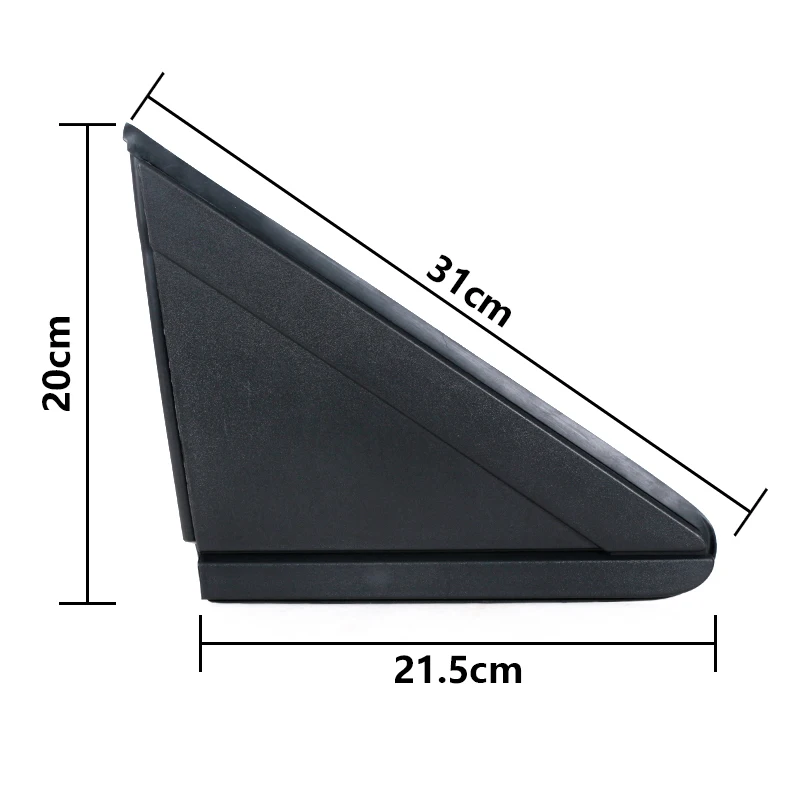 Door Mirror Triangle plate Cover Flag For Chrysler Town & Country Dodge Grand Caravan 2008-2019 1AN69RXFAB 1AN68RXFAB