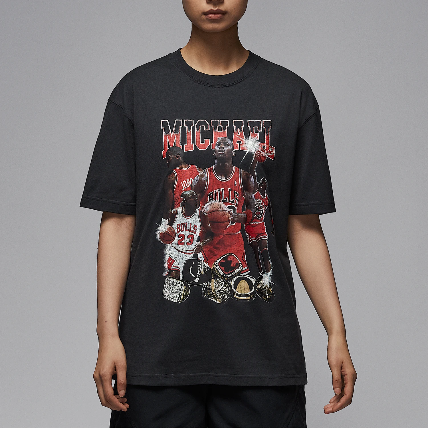 

Nike genuine JORDAN women's loose casual breathable T-shirt HJ0191-045