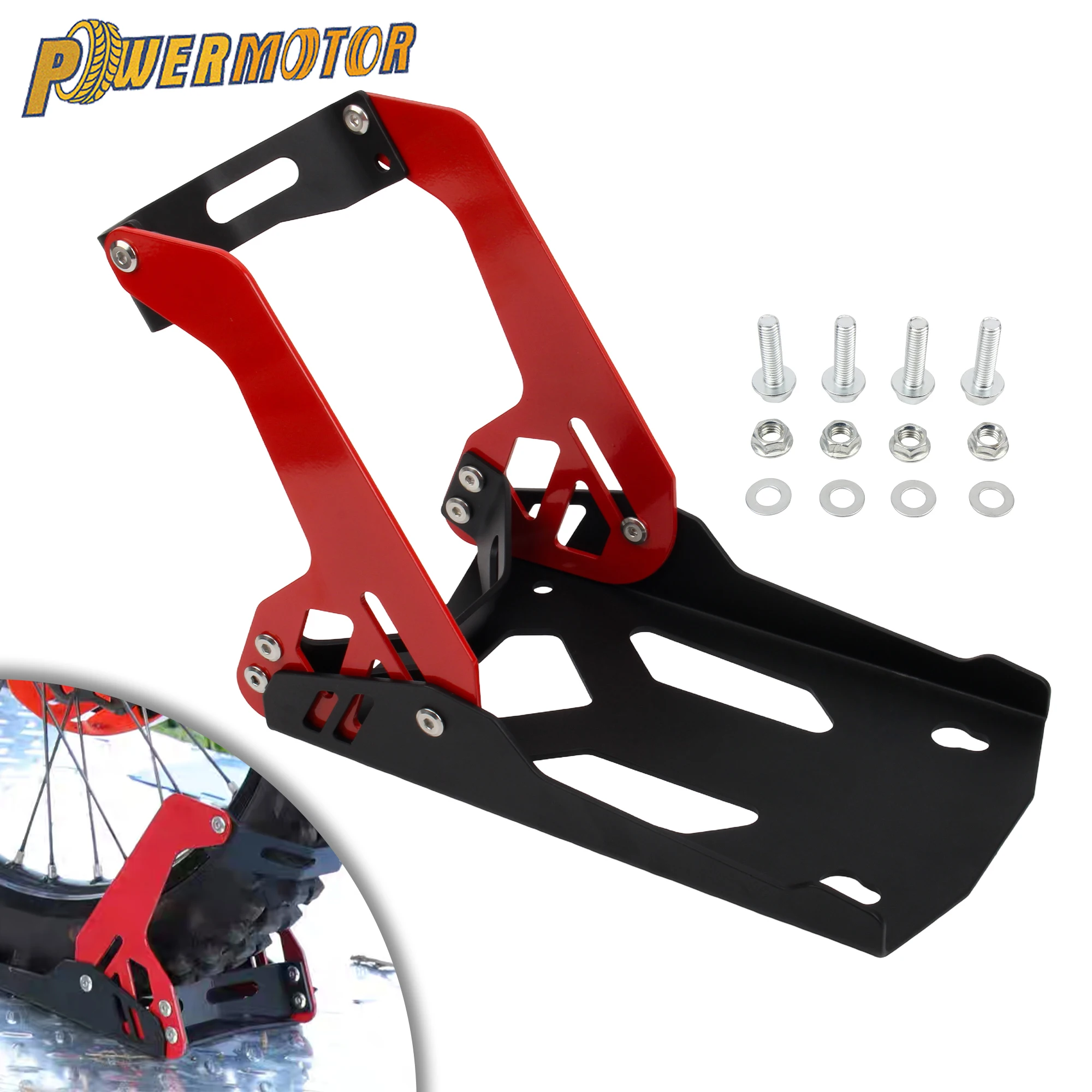 

Motorcycle Trailer Heavy-duty IRON Front Wheel Stand wheel Chock Uprigh Ebike DirtBike Trailer Front Wheel Fixing Bracket Parts