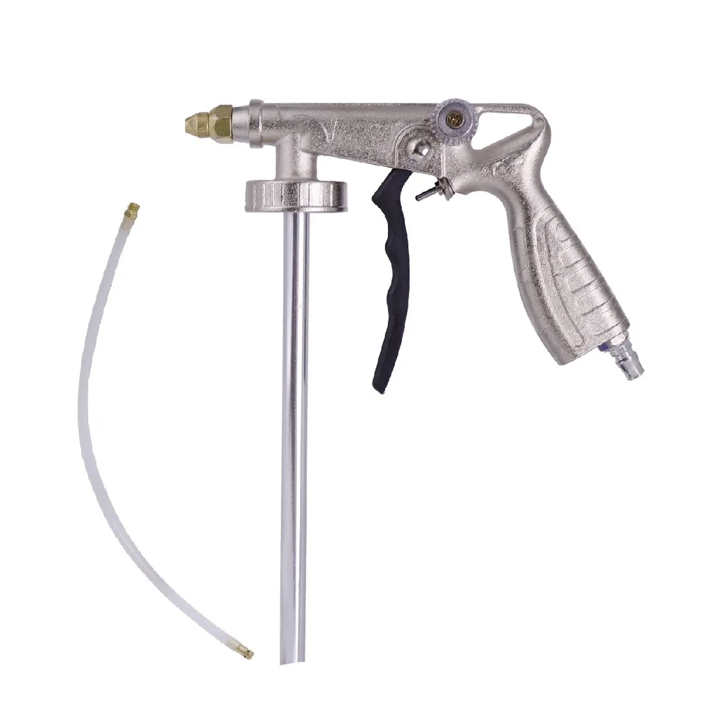 Adjustable Pneumatic Spraying Device with Steel Body for Vehicle Chassis and Dual Connector for Cleaning Efficiency