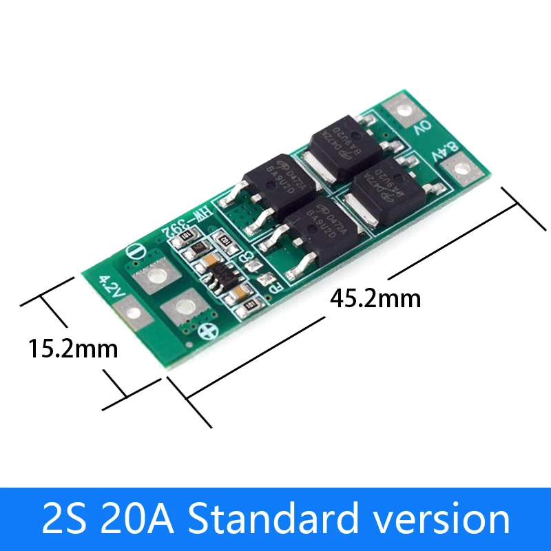 2S 3S 4S Li-ion lithiumbatterij 18650 Laderbeschermingskaart BMS 20A 25A 40A 60A Verbeter de balans met balans voor boormotor