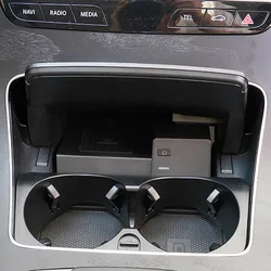 Car charger wireless phone charger charging plate charging holder for Mercedes Benz W205 GLC X253 AMG C43 C63 2014-2021