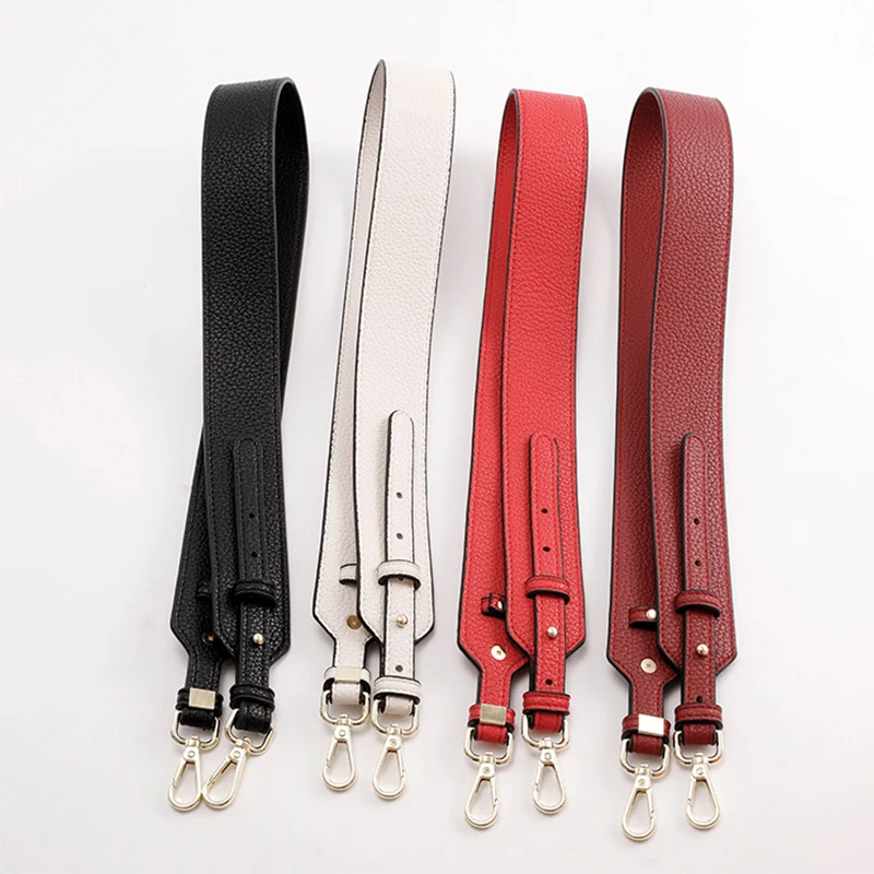 3.8cm Wide Shoulder Strap Customize Adjustable Leather Bag Straps Removable Buckle Bag Accessories Crossbody Handbag Belt Strap