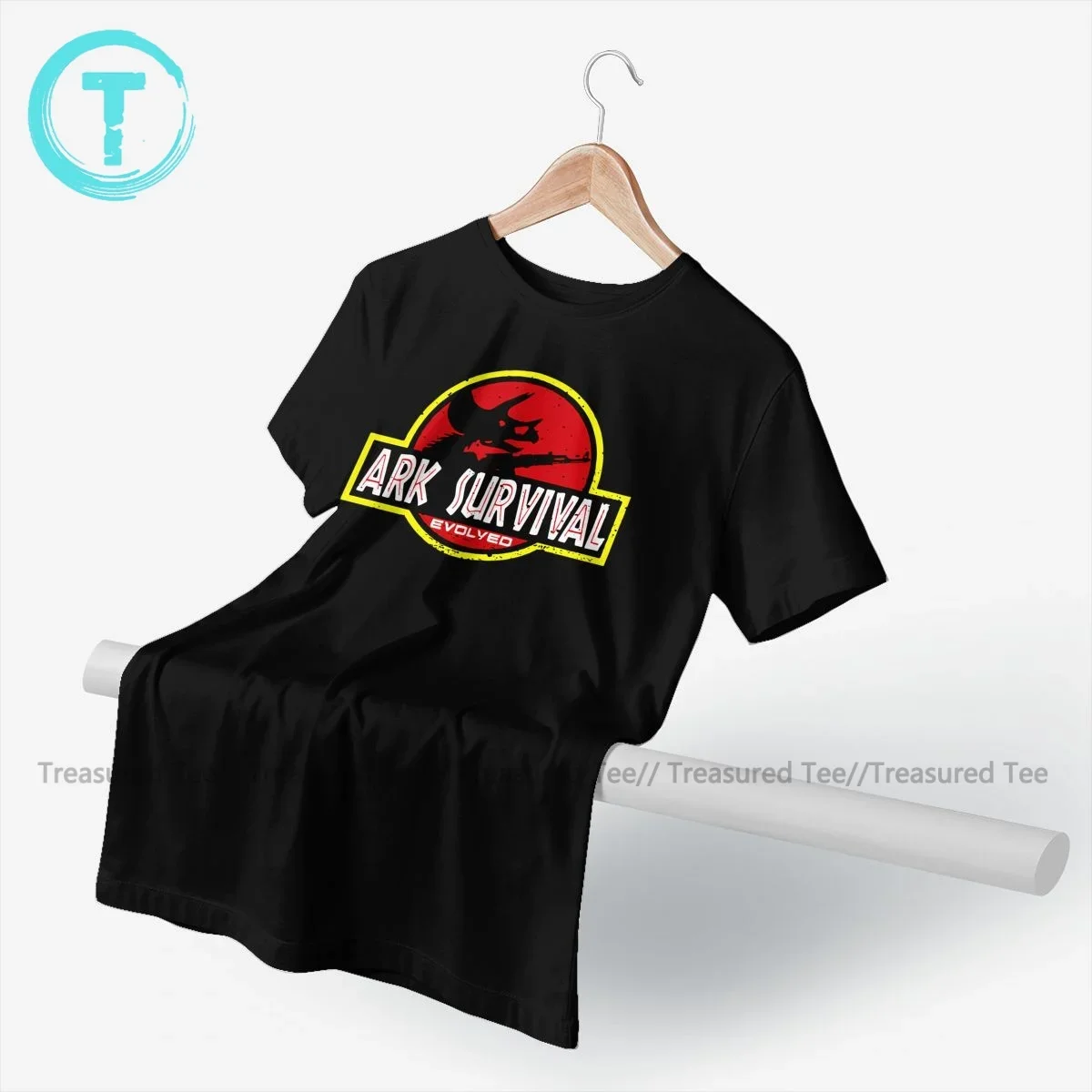 Ark Survival Evolved T Shirt Awesome Cotton Summer T-Shirt Short Sleeves Graphic Tshirt 4xl Man