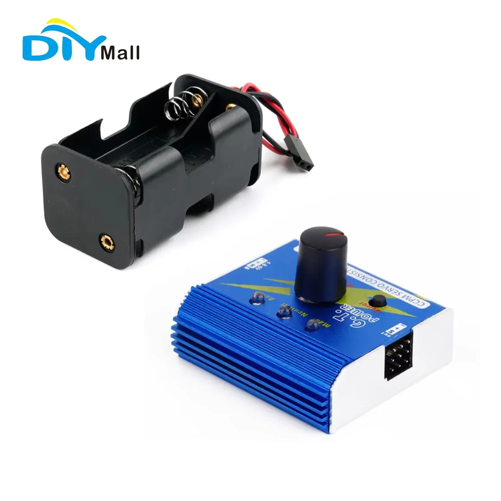 3CH ESC Servo Tester G.T. Power CCPM Consistency Master Checker Tester + 4 Cell AA Battery Holder Case with JR Connector