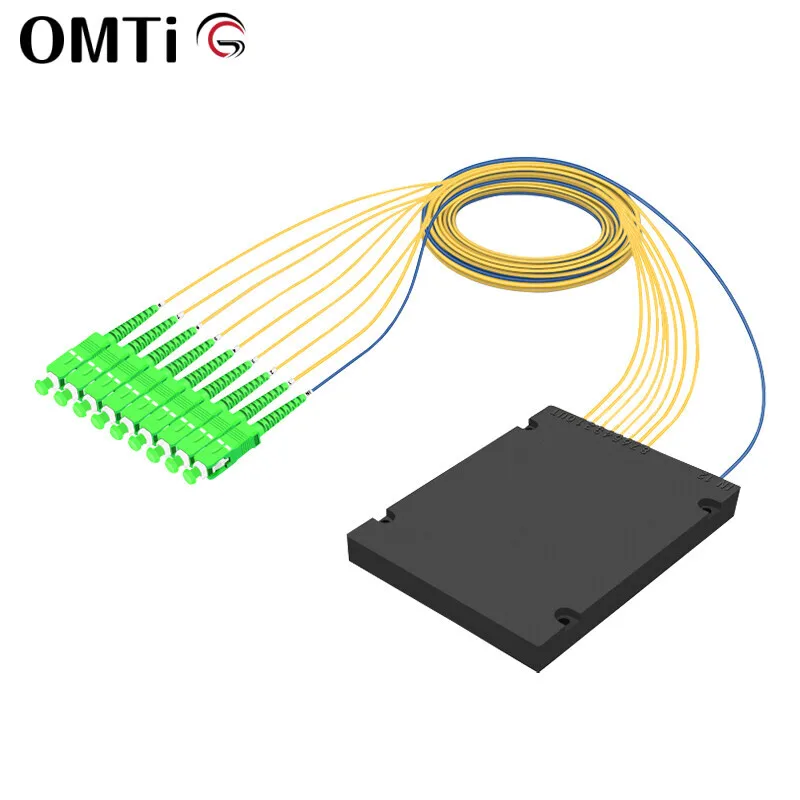 

SC/APC Optical Connector Box 1*8 1*4 1*2 FTTH Splitter PLC Fiber Optic Single Mode 0.9Mm