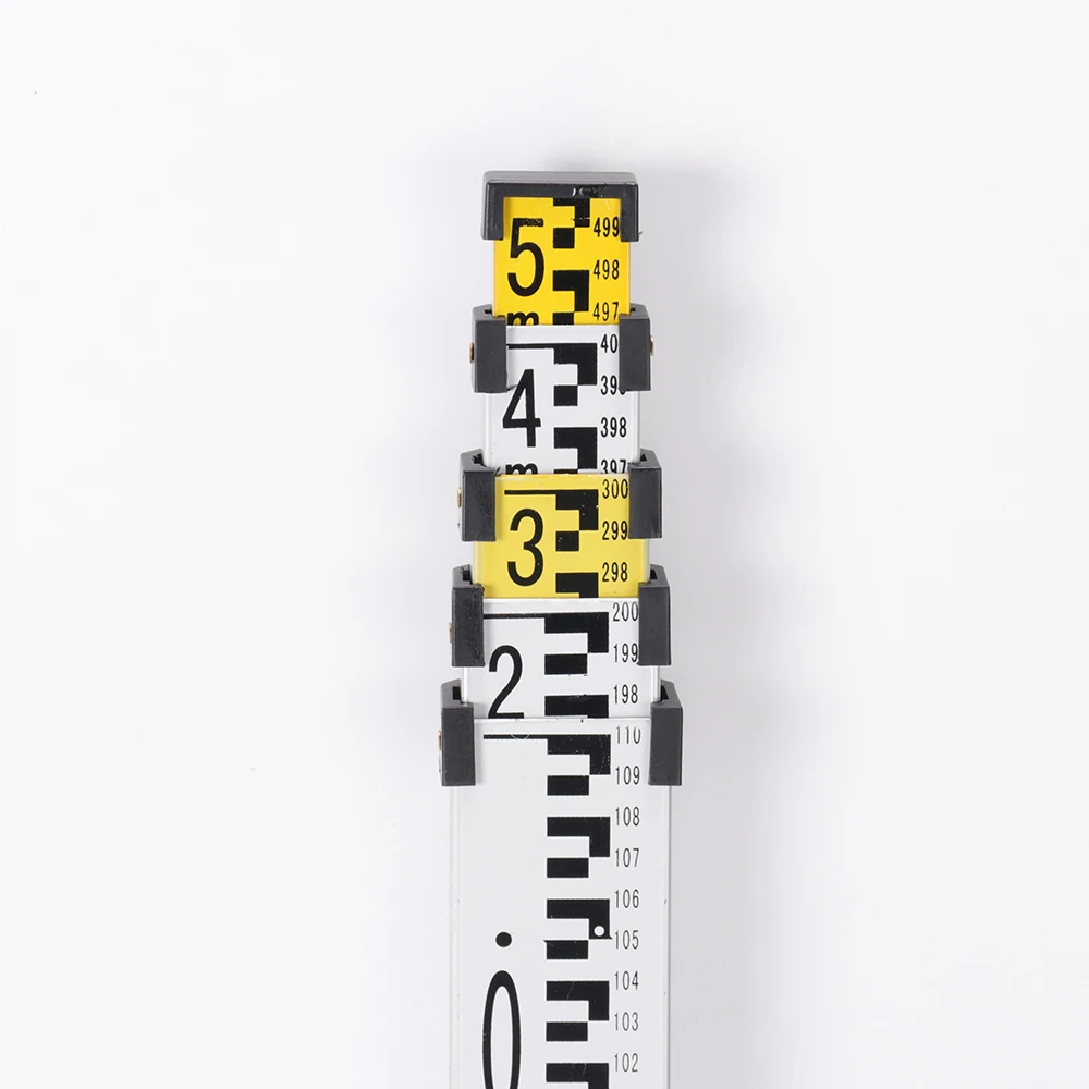 

L7S7 Телескопический алюминиевый Выравнивающий персонал с двумя весами 3 м 4 м 5 м 7 м на выбор