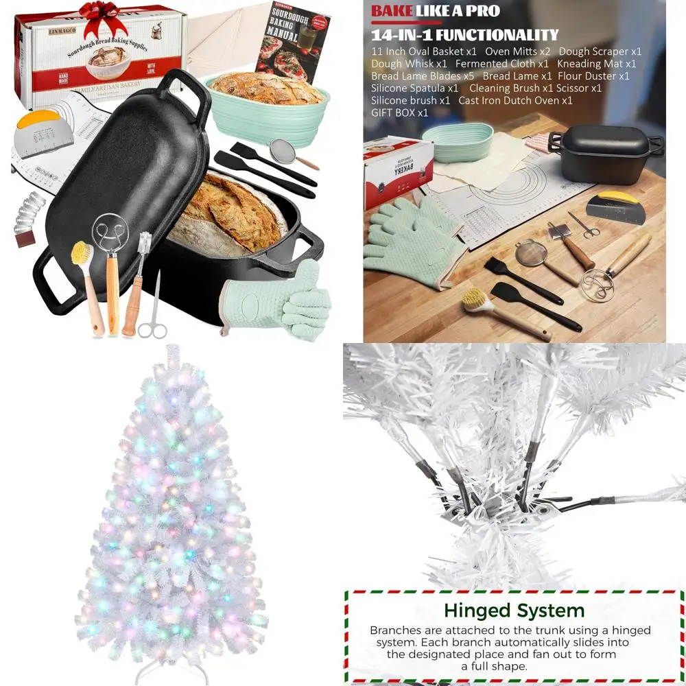 

Овальная чугунная голландская печь для хлеба 3,6QT с крышкой - стартовый набор для выпечки