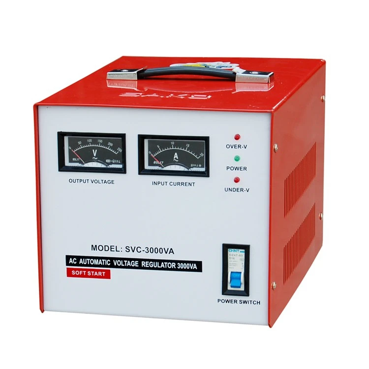 SVC 2000VA 220v single phase servo motor voltage stabilizers regulador de voltaje