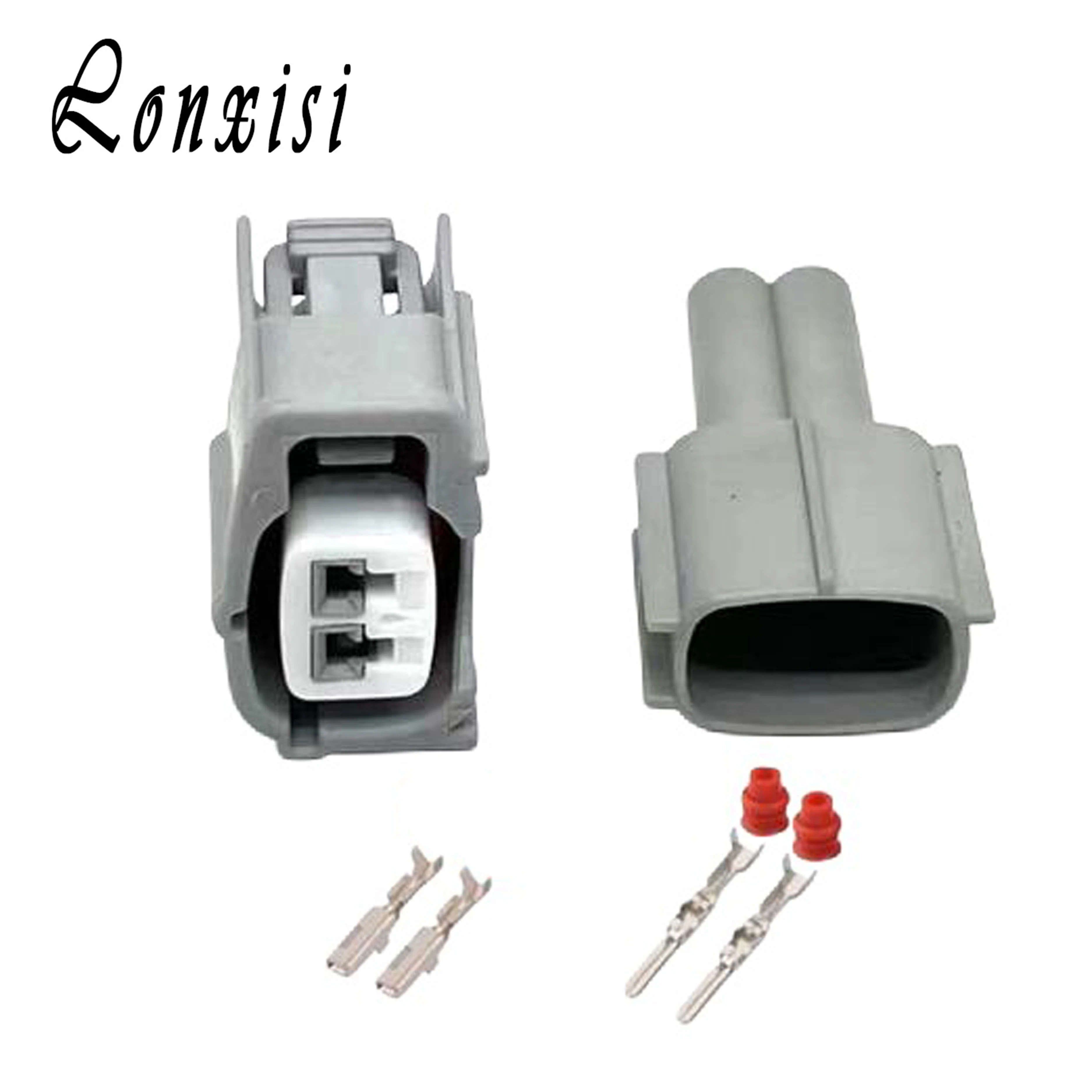 2 Pin 6189-0611 90980-11875 Corolla Fuel Injector Plug Wire Male Female Waterproof  Connector For Toyota Honda